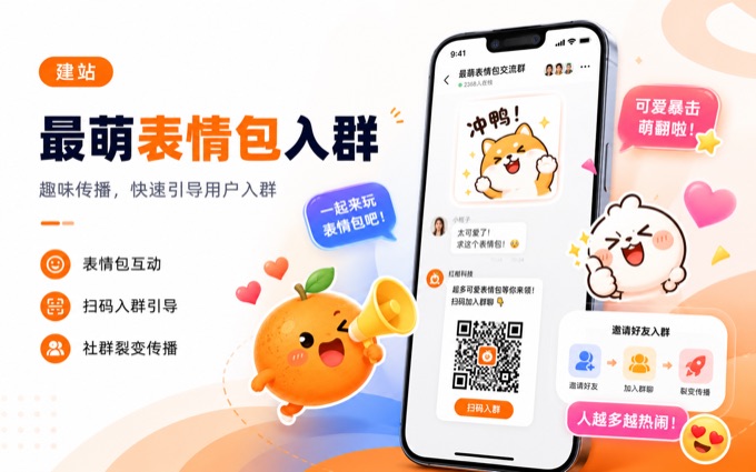最萌表情包入群案例封面