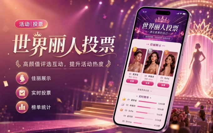 世界丽人投票案例封面