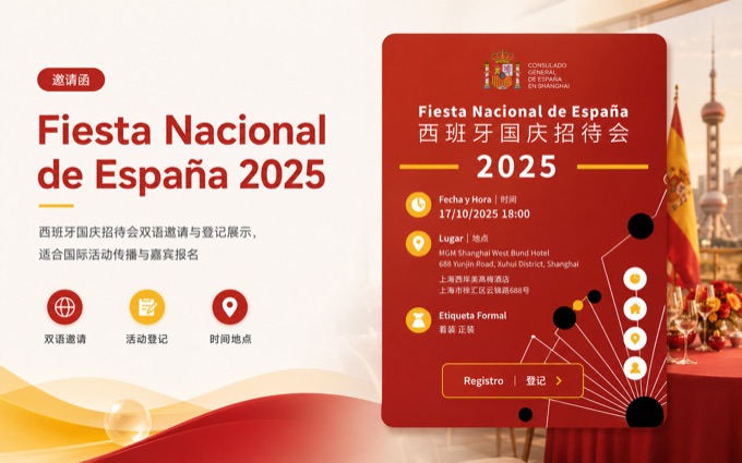 Fiesta Nacional de España 2025 西班牙国庆招待会2025案例封面